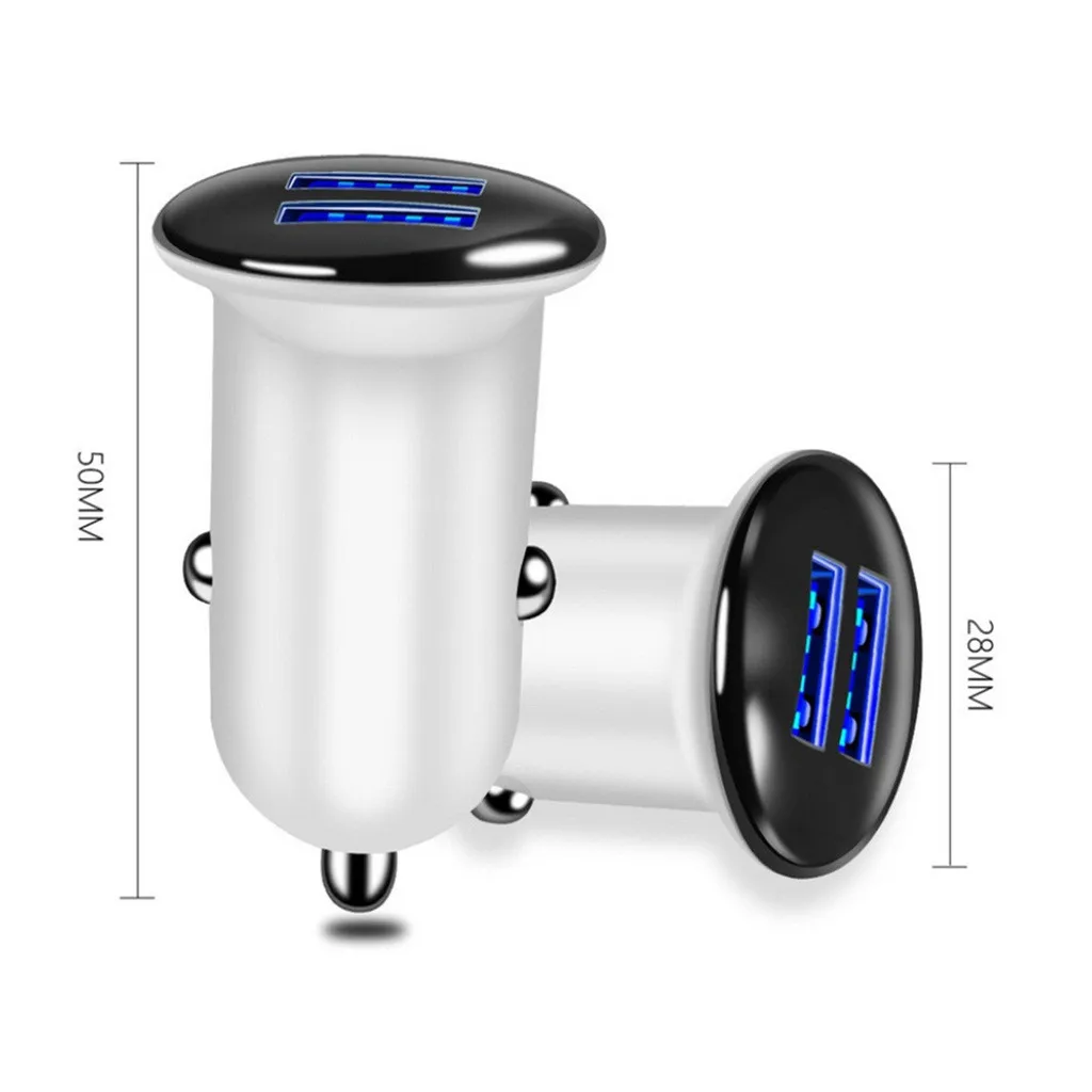 Автомобильное зарядное устройство с двумя портами USB гальванический мобильный