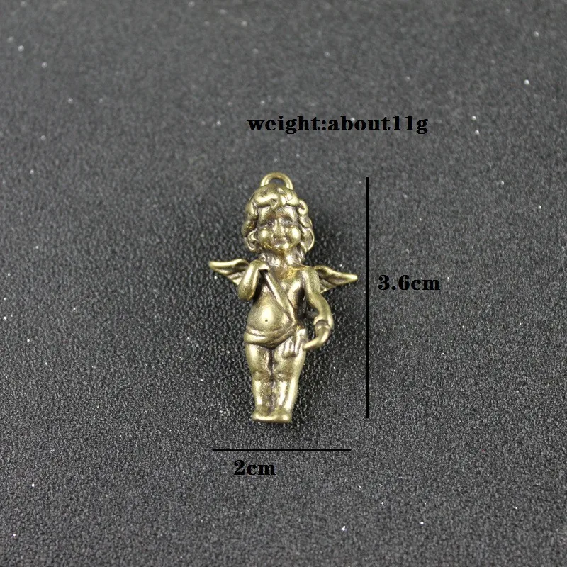 Медный статуя Купидона Бог любви в стиле ретро маленькие украшения латунные