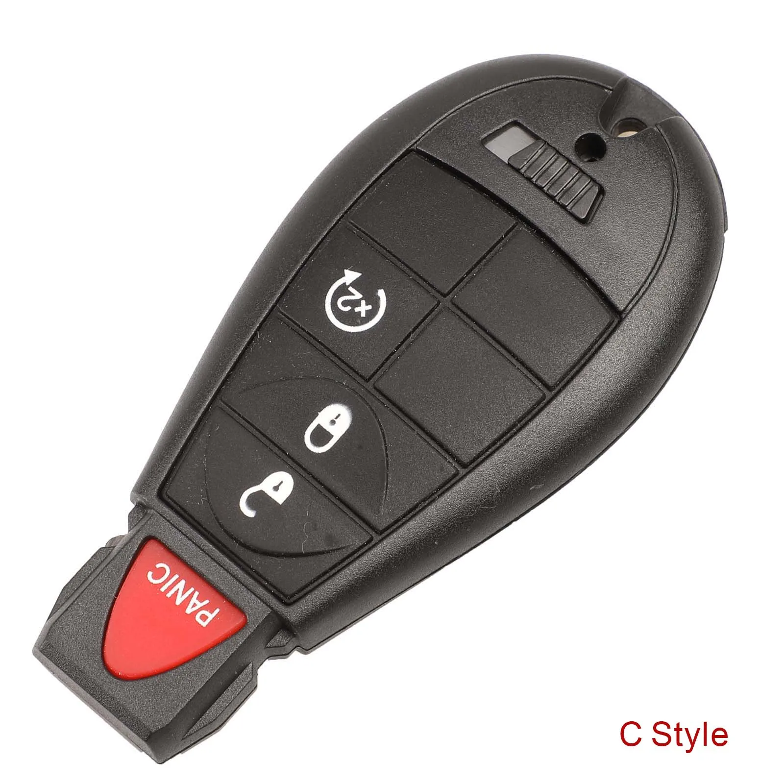 Дистанционный умный автомобильный Корпус ключа для Chrysler Town& Country подходит для Jeep Grand Cherokee Dodge Magnum Дуранго 2/3/4/5/6/7 Кнопка точек на дюйм fob чехол - Цвет: C Style