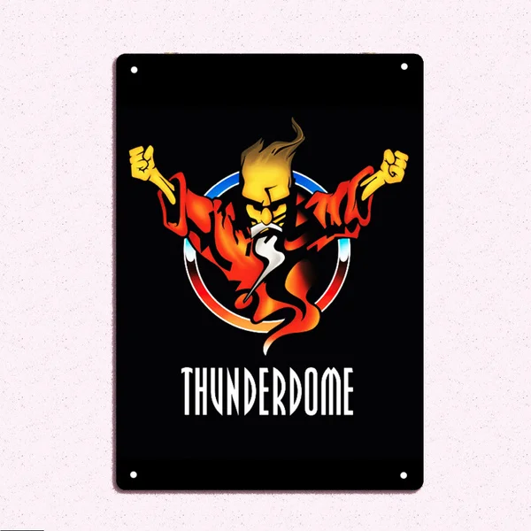 

Thunderdome Metal Tin Sign Wall Decors Shop Pub Bar