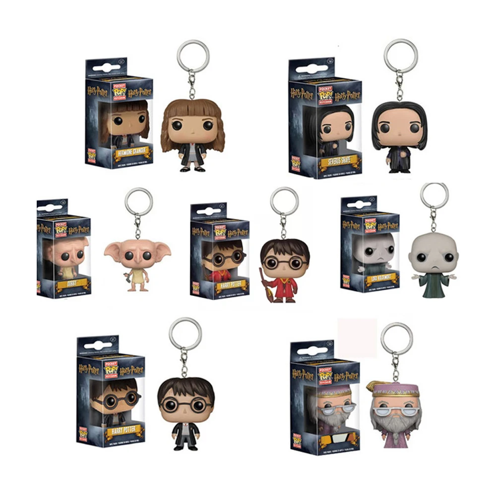 FUNKO POP Frozen Harri Potter серия Q версия брелки Гермиона Грейнджер Лорд Волдеморт Северус Снейп Добби с коробкой