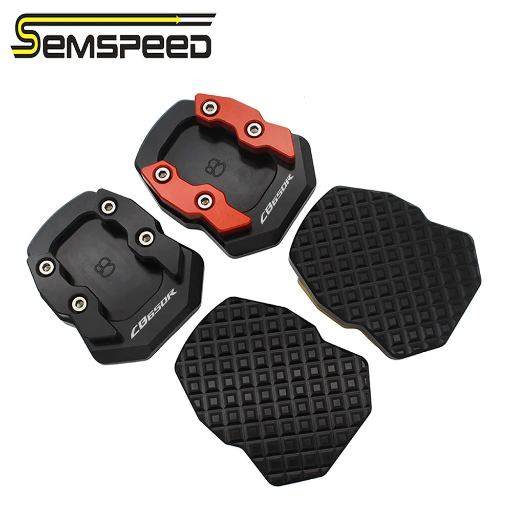 SEMSPEED Мотоцикл с ЧПУ Подножка для HONDA CBR650R CB650R 2018 2019 2020 cbr650r cb650r подножка боковая