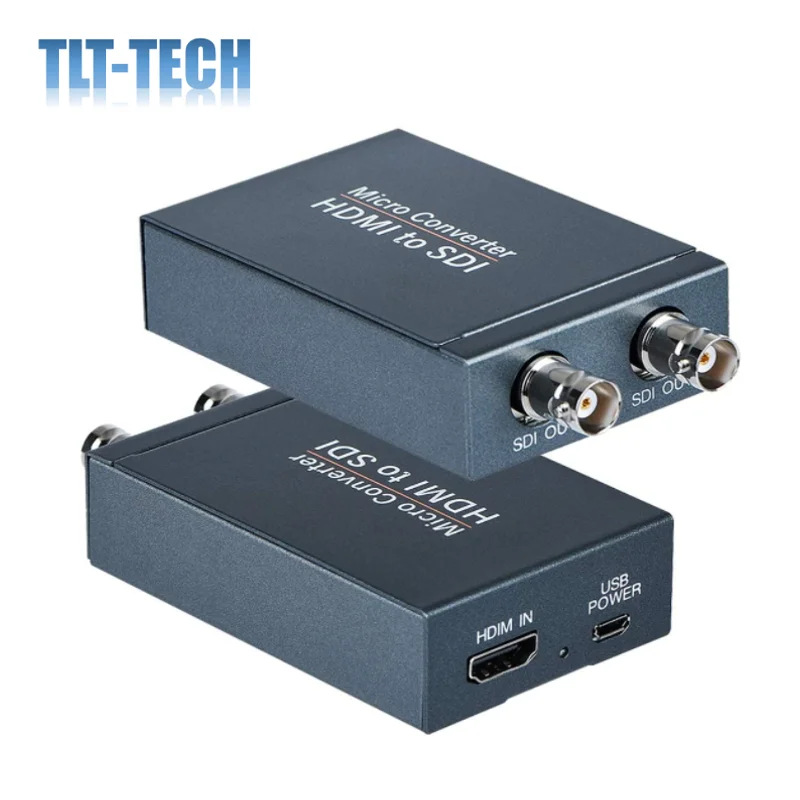 

Преобразователь HDMI в SDI, микро-преобразователь, один HDMI in Two SDI выход (с адаптером питания, аудио Embedder, поддержка HDMI 1,3 3