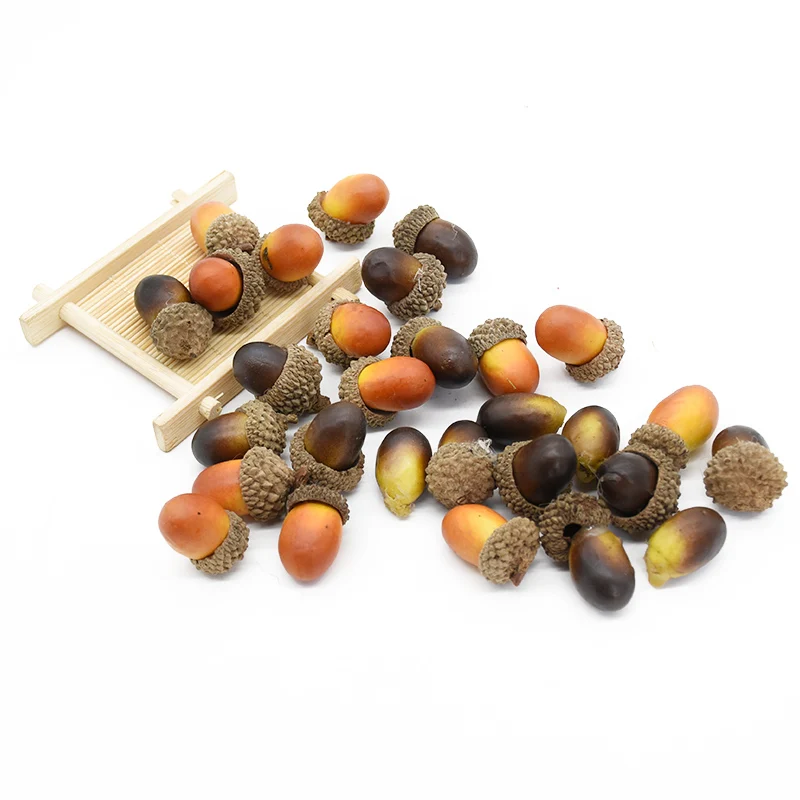 

10 Pieces Artificial berries Natural acorn Christmas decoration Diy Home decoration accessories Wedding Indoor Plants decoration