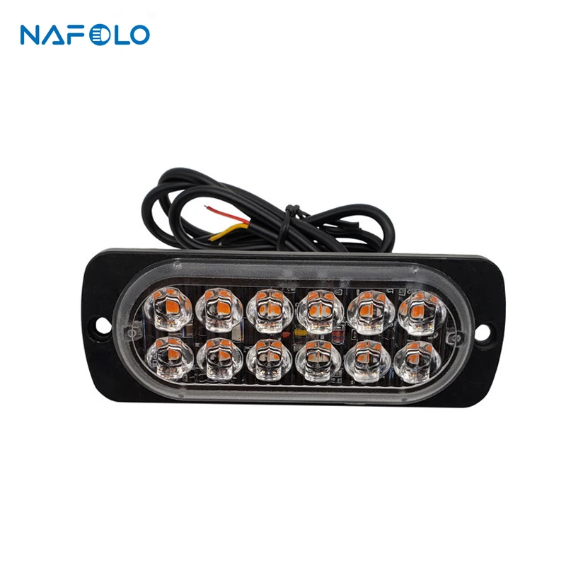 36W 12 LED Стробоскоп предупреждающий свет стробоскоп проблесковый аварийный