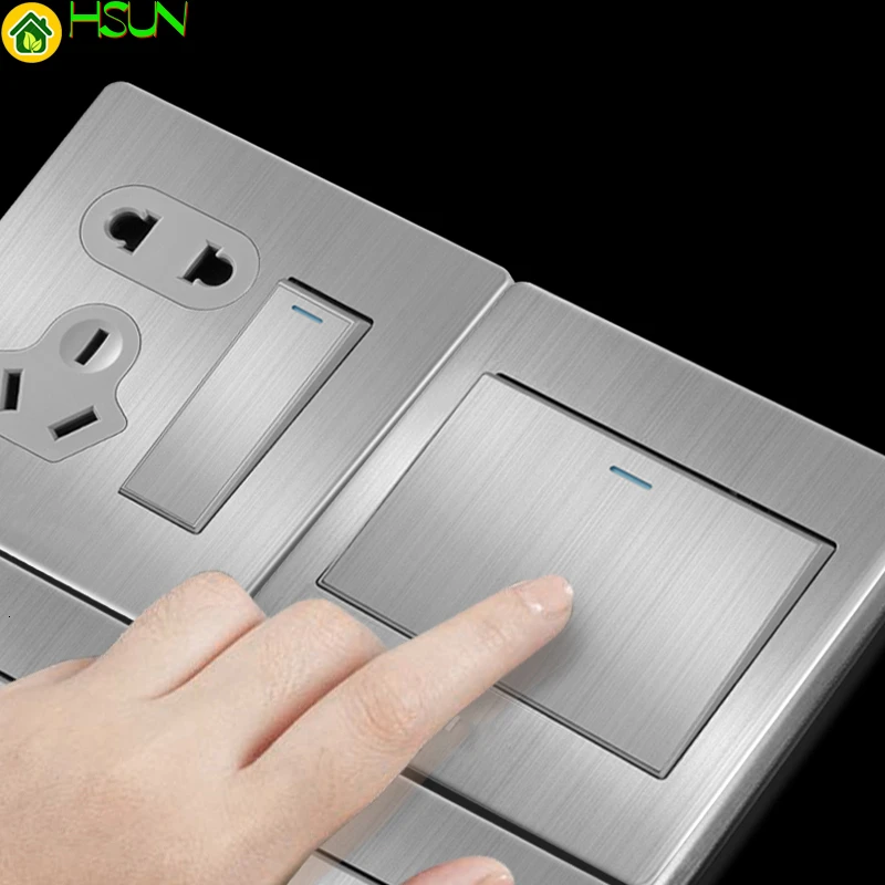 86 Тип настенный выключатель розетка для пяти отверстий в красный горошек с