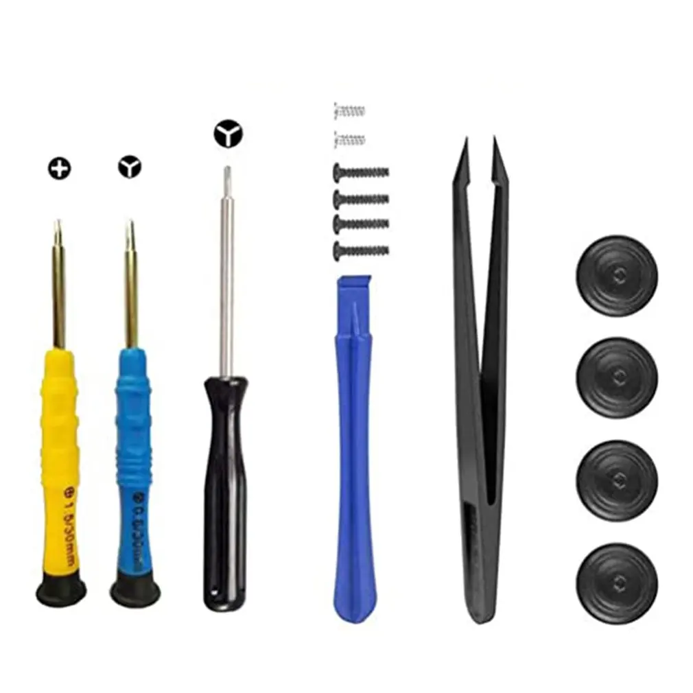 3D сменный аналоговый джойстик для контроллера переключателя с 4 колпачками