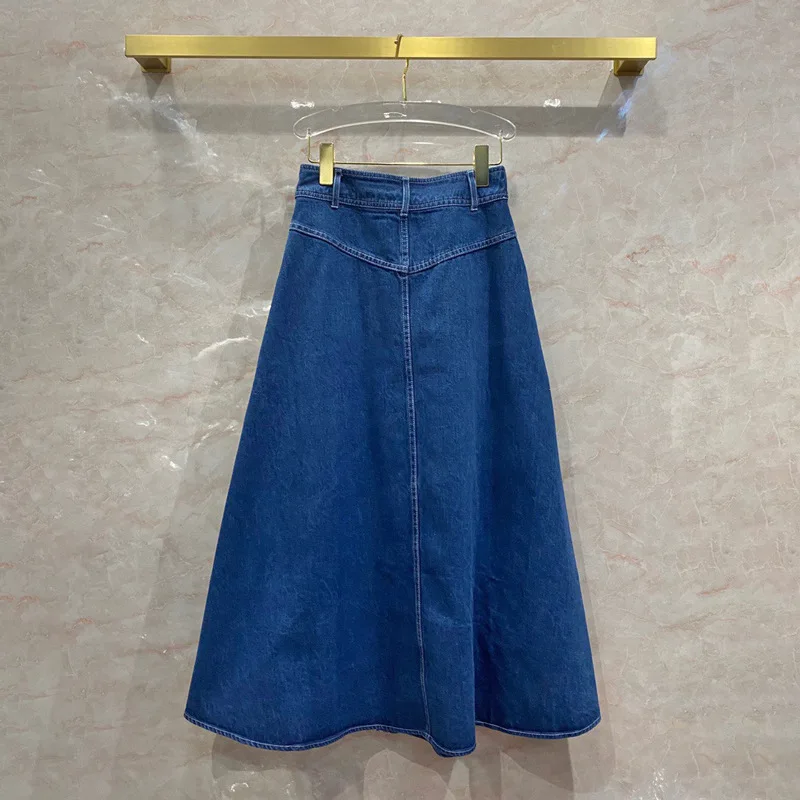 Spring 2021 Fashion women's High quality Designer High-rise Denim Skirts B908