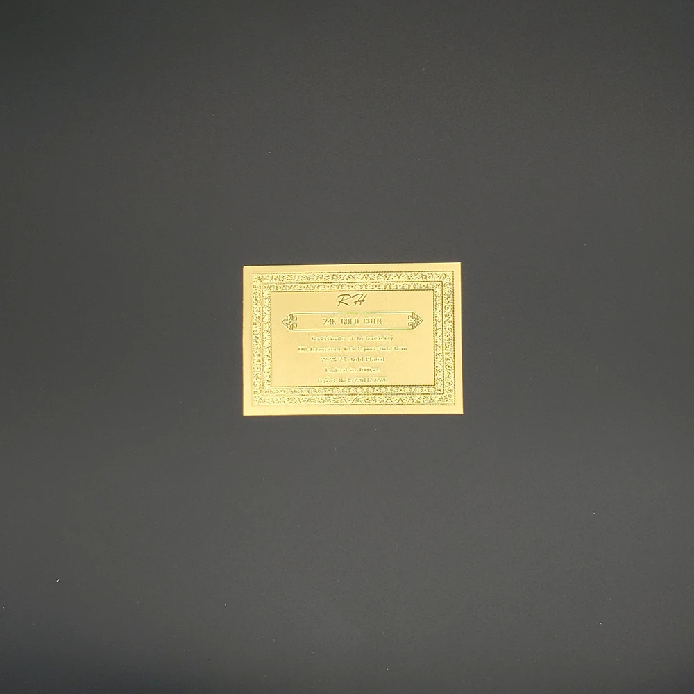 

40mm Packing Box Gold Small Certificate Coin Case