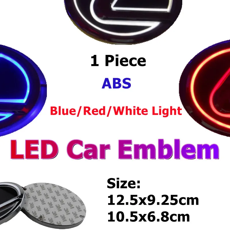 Автомобильная наклейка для фар 5D светодиодная Задняя эмблема значок логотипа Lexus