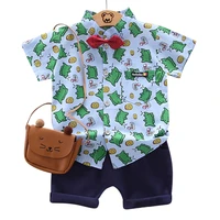 summer boys short sleeved t shirt and pants 2 piece clothing sets childrens boy shorts set clothing sets of childrens