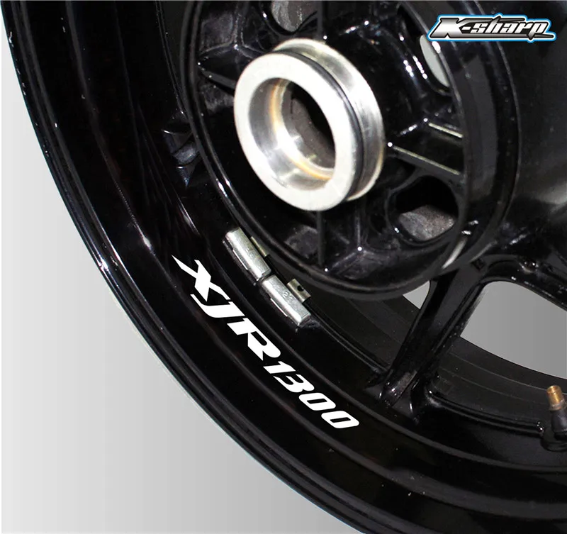 K-LQT-XJR1300-02 Новая мотоциклетная обувь шин светоотражающие наклейки Материал Обода Колеса подписать аппликацию moto декоративные аксессуары для YAMAHA XJR1300 xjr 1300 - Цвет: K-LQT-XJR1300-02