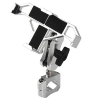 aluminium bicycle phone holder motorcycle handle navigation fixed bracket for 22mm handlebar riding equipment