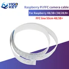 Raspberry Pi 15Pin FFC кабель для камеры 50 см Гибкий Удлинительный кабель для Raspberry Pi 4B 3B + 3B 2B +