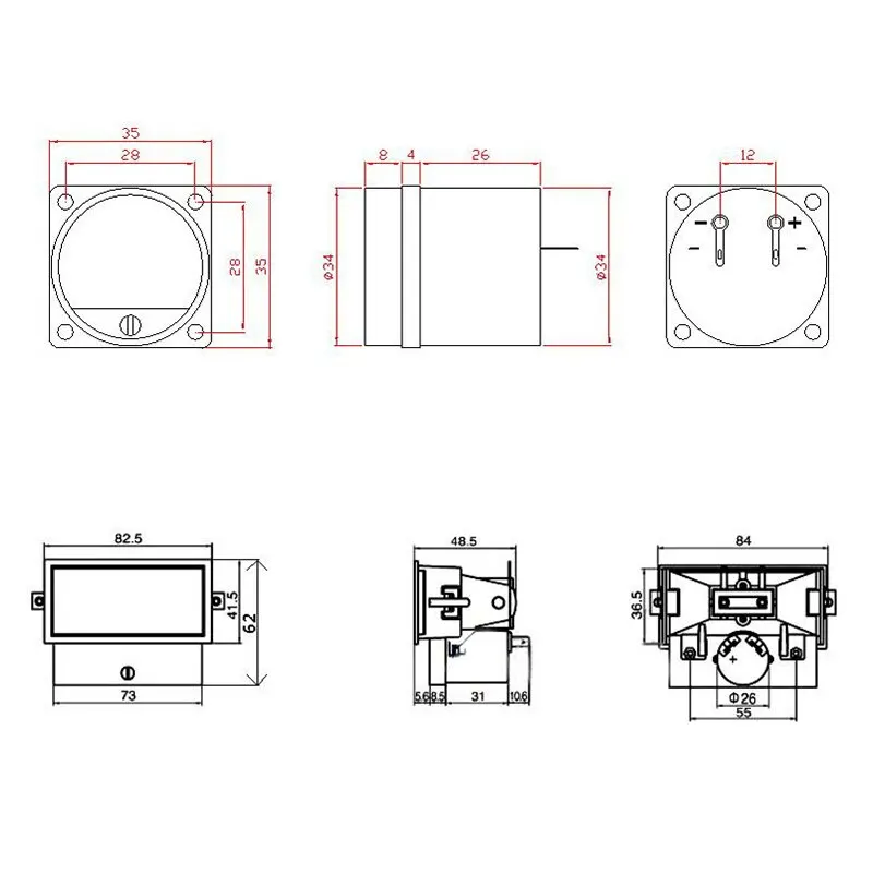 Панель VU метр заголовок теплый задний светильник запись и дБ Аудио Уровень