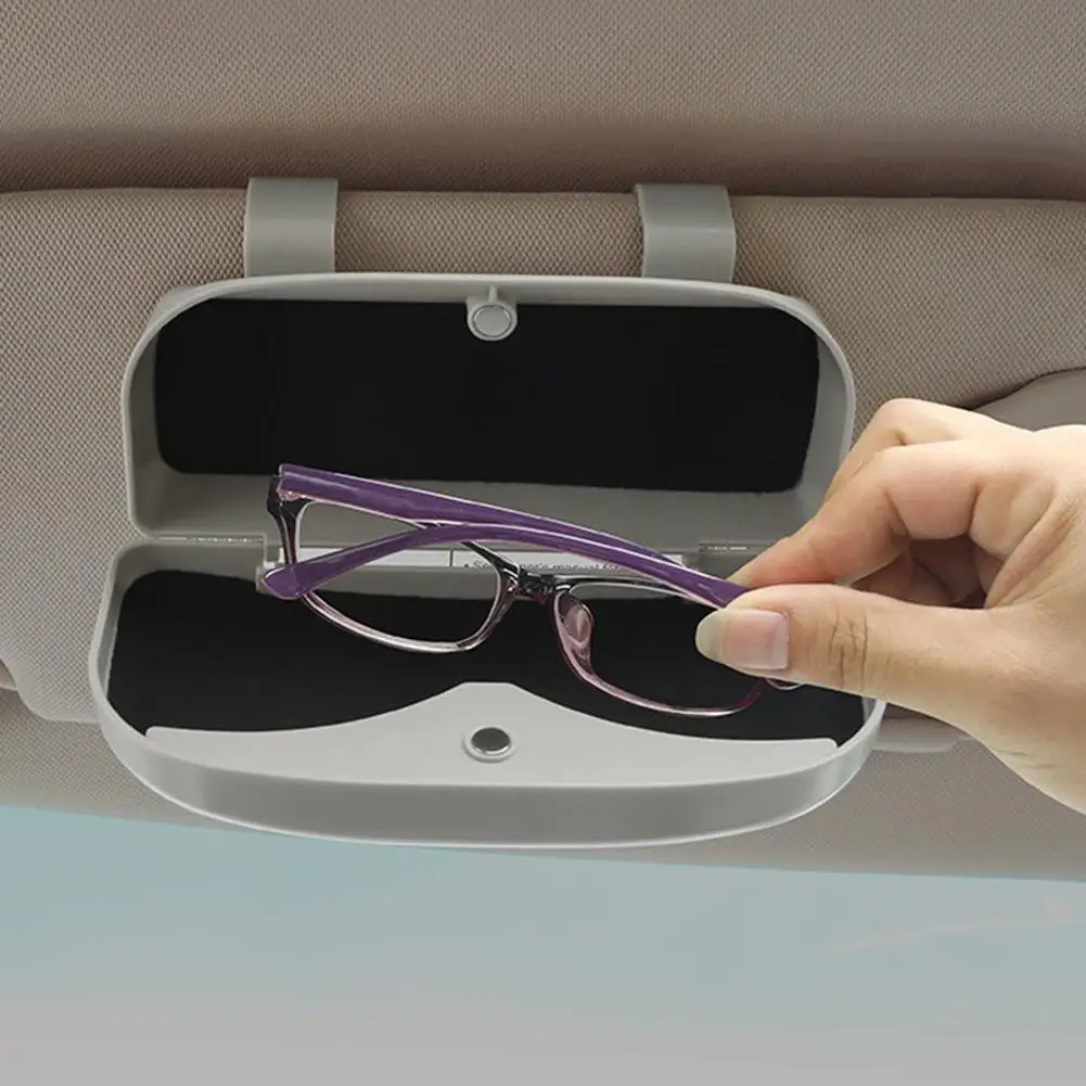 

1pcs Universal Glasses Accessories Car Glasses Case Sunglasses Storage Box Glasses Case Brillenkoker Estuche Gafas