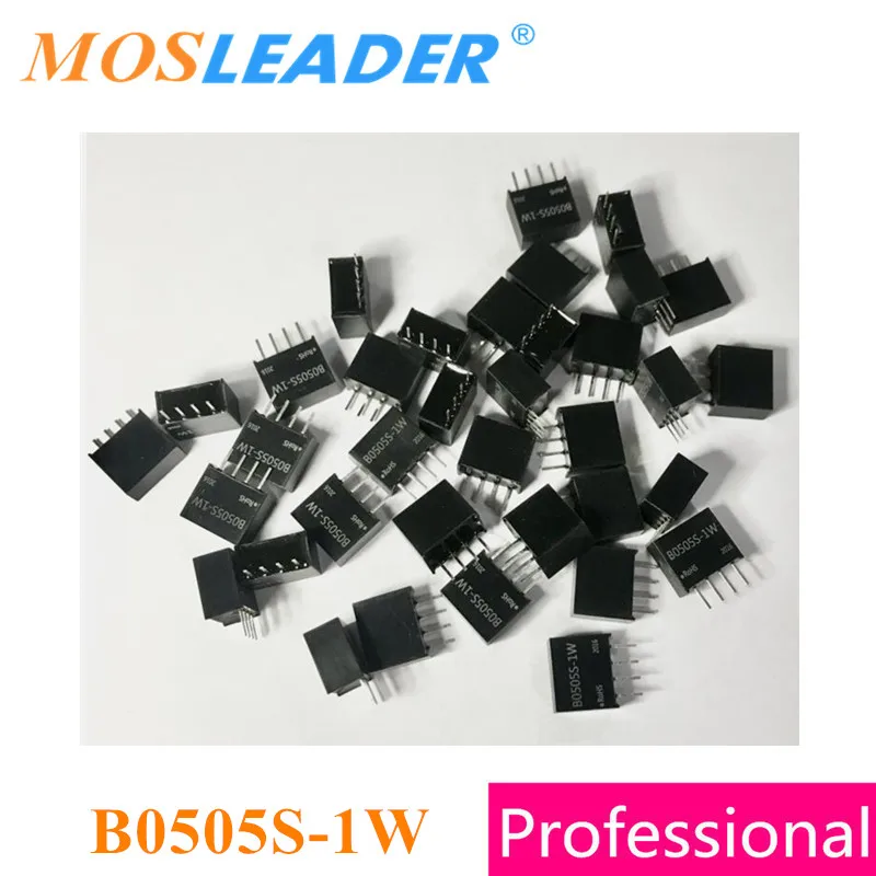 Mosleader DIP B0505S 1W SIP4 5V 100PCS B0505 DC модуль питания высокого качества|module|module 5vmodule power |