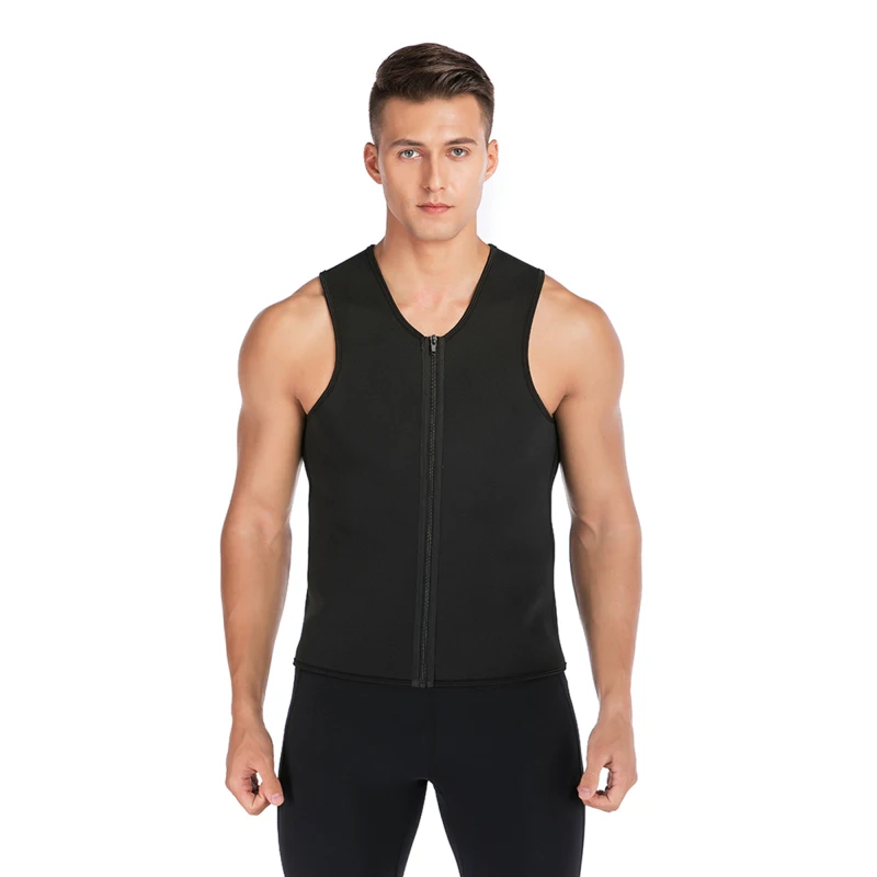 Мужской поясной тренировочный жилет сауна костюм для похудения фитнес корсет