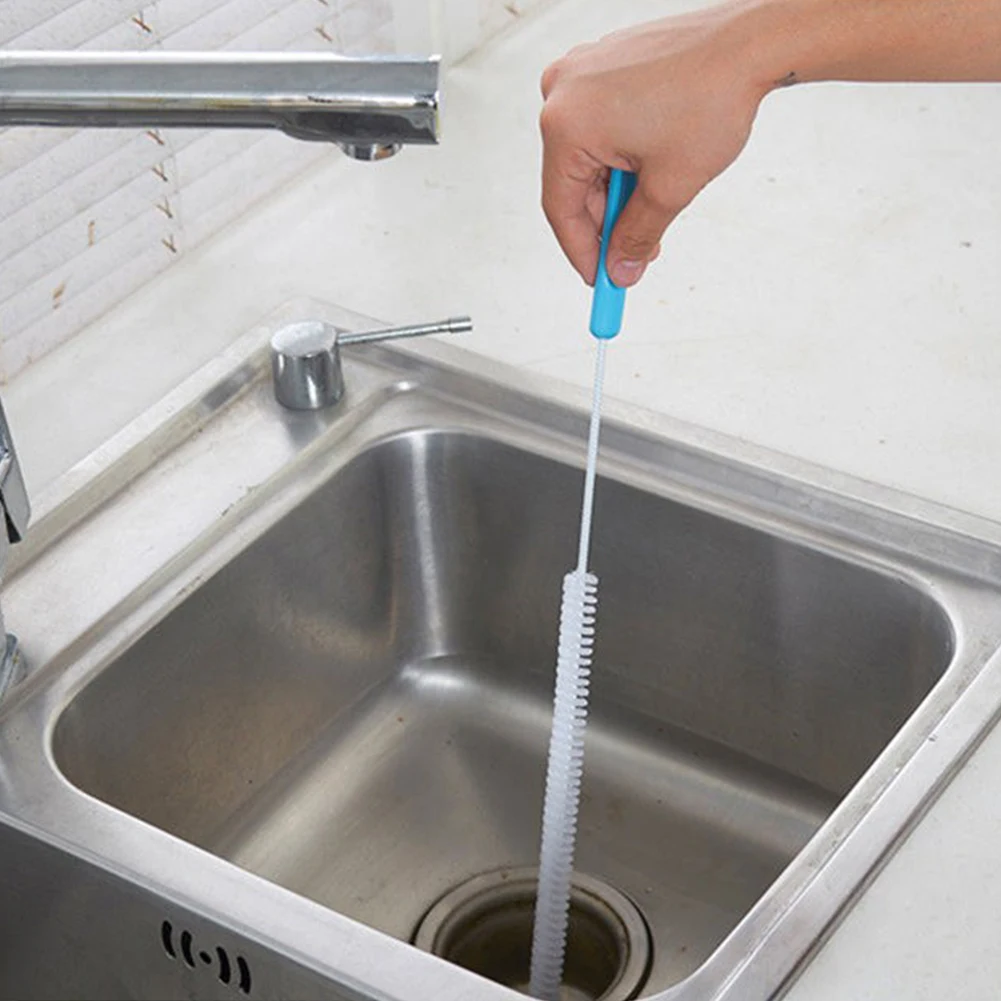 

Sink Tub Dredge Pipe Home Bathroom Practical Accessories Wash Basin Bendable Tools Kitchen Sewer Cleaning Brush
