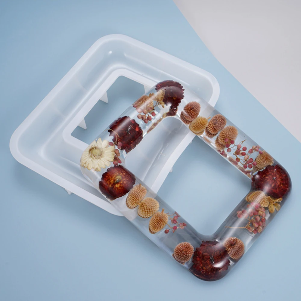 DIY фоторамка из смолы прессформы кристаллическая эпоксидная форма маятниковое