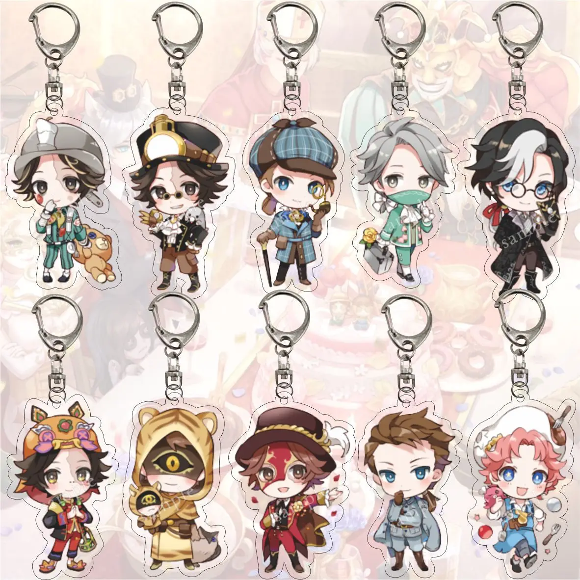 Брелок для ключей Модный аниме брелок с персонажем из мультфильма V доктор Магик