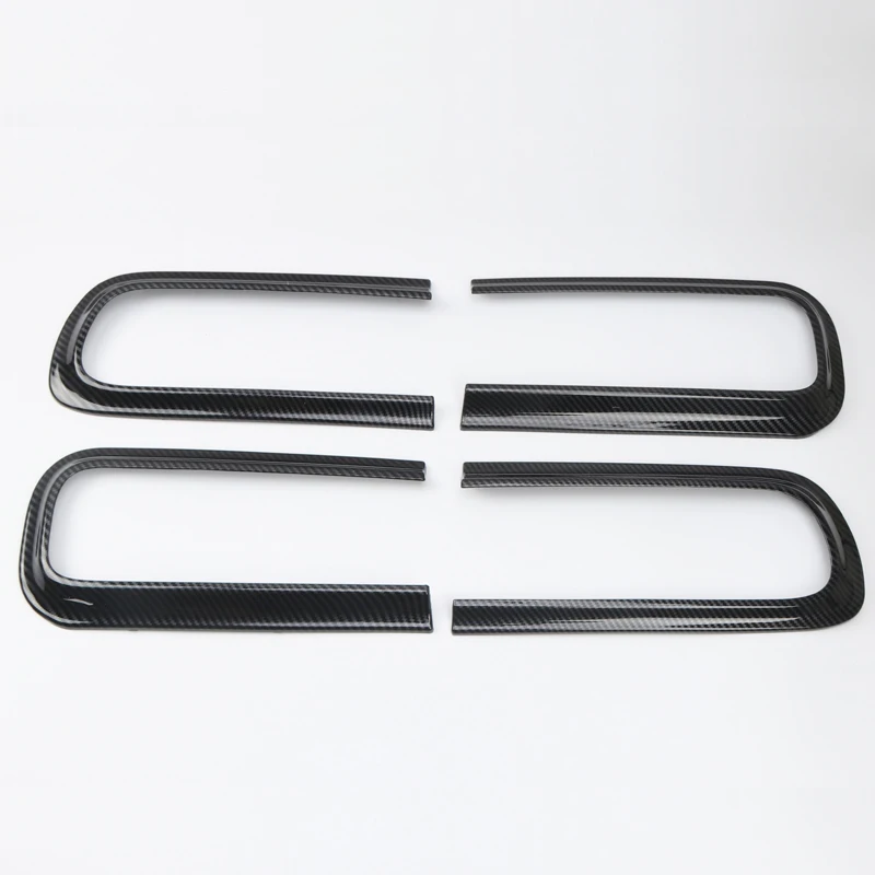 

Car Styling 4PCS ABS Carbon Fiber Rear Tail Light Lamp Cover Trim for Dodge Challenger 2015 2016 2017 2018 2019