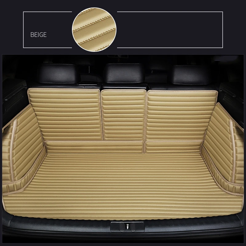 

Custom Leather Car Trunk Mats For Volvo XC90 XC60 S80 S40 S90 S60 242 V70 850 C30 CC V40 V90 XC40 Car Foot Mats Styling Carpets