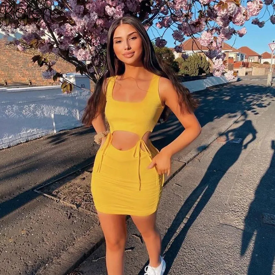 Kalien/Летняя Сексуальная мини юбка и топик модный уличный Повседневный офисный