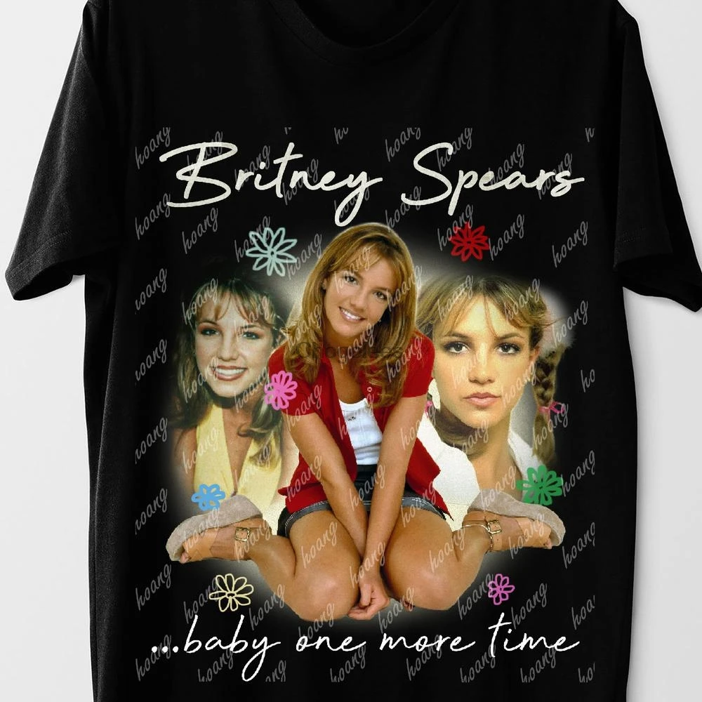 Винтажная рубашка Britney spears еще раз britney свободная |