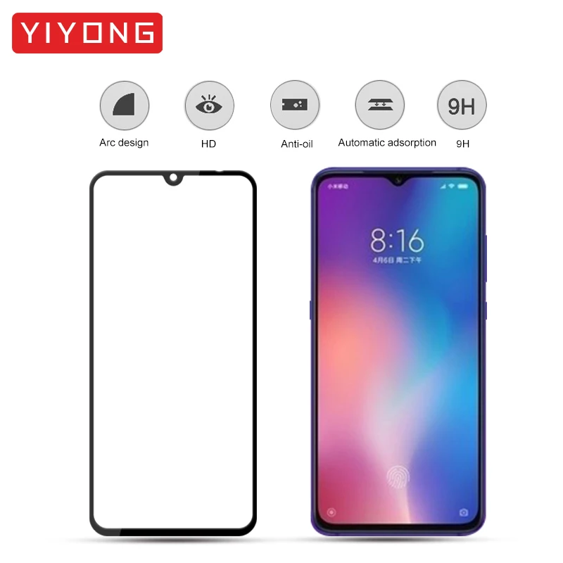 Защитное стекло YIYONG для Xiaomi Mi 9 SE 9T CC9 10 10T Lite | Мобильные телефоны и аксессуары