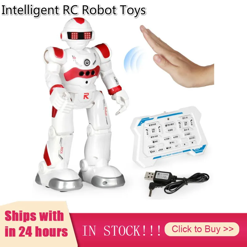 2 вида обучающих интеллектуальных радиоуправляемых игрушек роботов робот для
