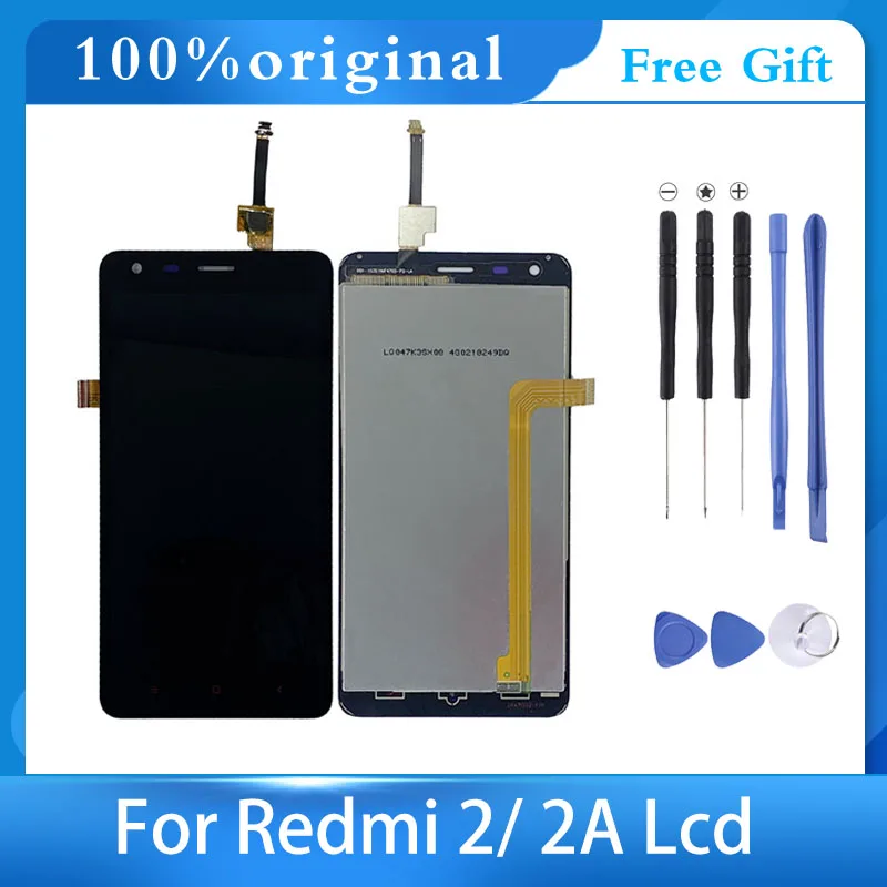 

Original AAA Quality LCD+Frame For Redmi 2 2A Digiziter Assembly For Redmi 2 2A Lcd Display Screen Replacement