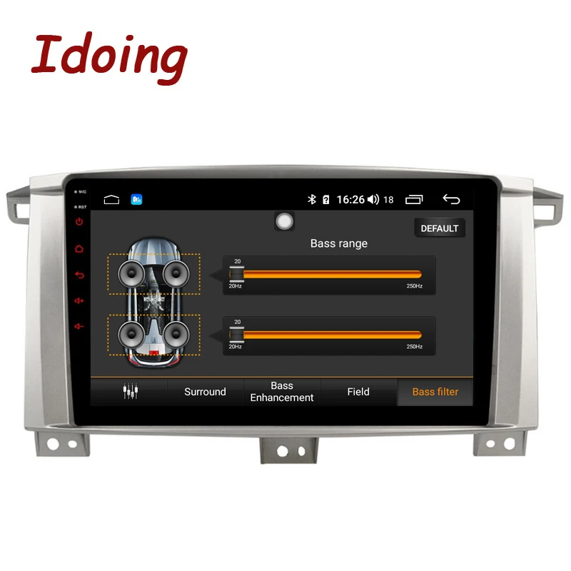 Idoing " 4G+ 64G 8 ядерный автомобильный радиоприемник Android 8,1 плеер для Toyota Land Cruiser 100 LC100 Lexus LX470 2005-2007 gps навигация 2.5D