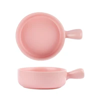 baking bowl kitchen accessories food home heat resistant lovely solid color 500ml ceramic microwave oven special soup bowls