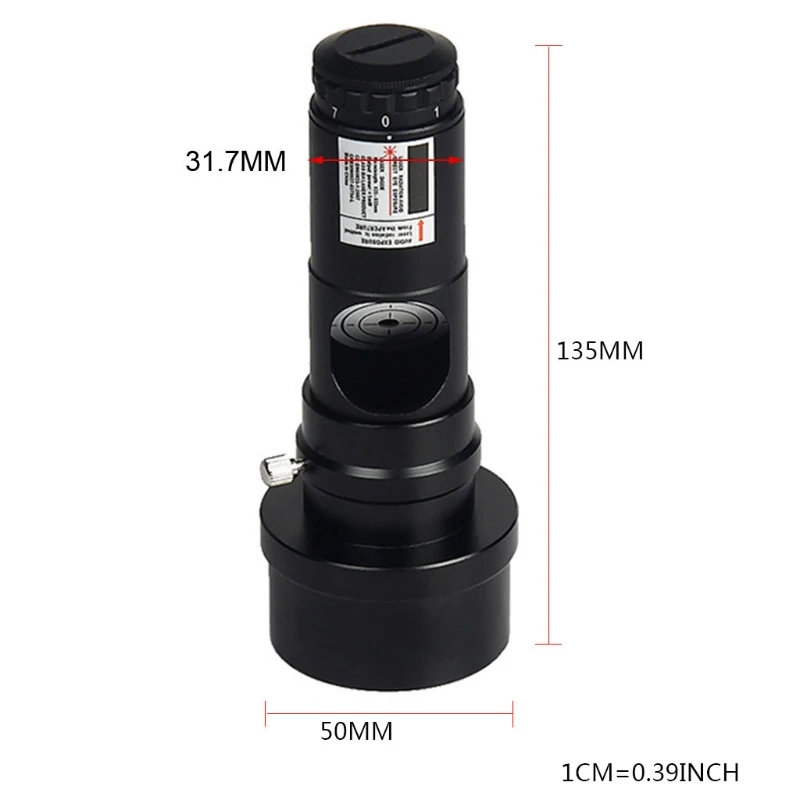 

1.25 Inches Telescope Collimator Seven Gears Adjustable Eyepiece with Adapter