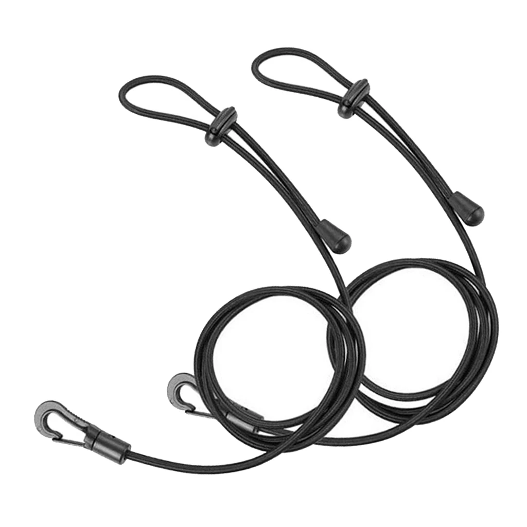 

2Pcs Kayak Rod Paddle Leash Safety Lanyard Adjustable for Surfing Cycling