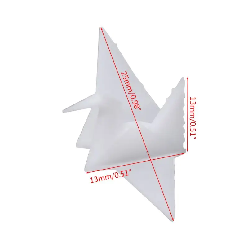 

5Pcs Mini Paper Craft Crane Paper Plane Modeling Resin Mold Landscape Fillers