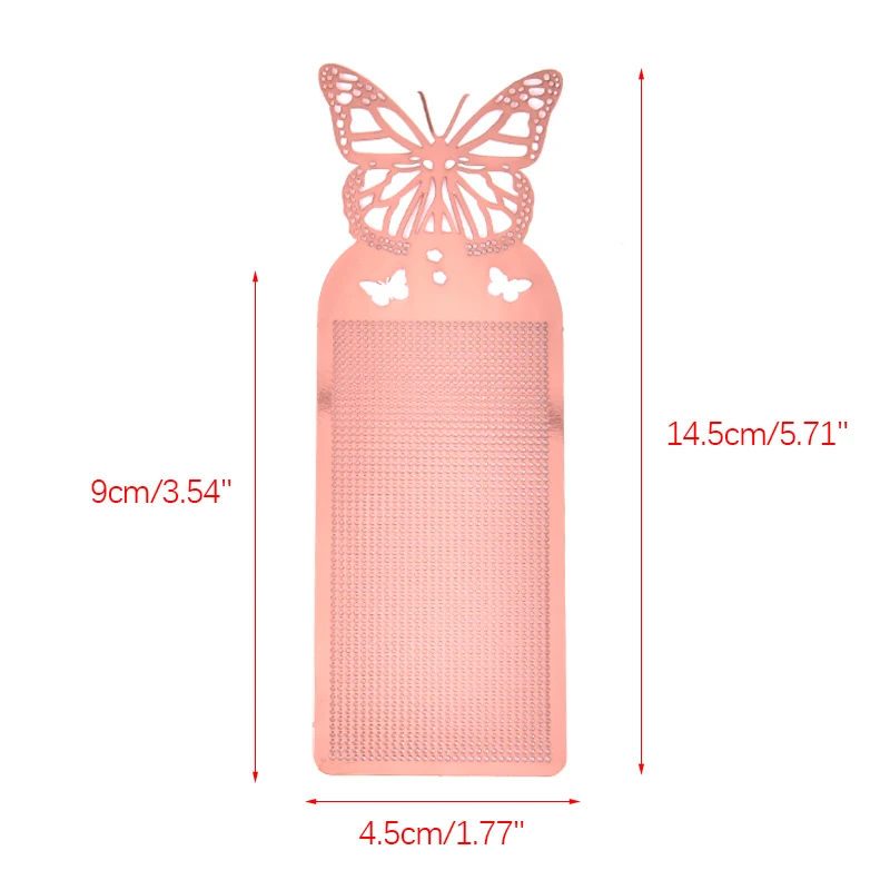 

1PC Cute Butterfly Cross Stitch Metal Bookmark for Book Paper DIY Needlework Embroidery Crafts Counted Cross-Stitching Kit