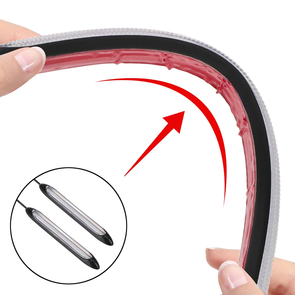 Автомобильные светодиодные дневные ходовые огни 12 В противотуманные указатели