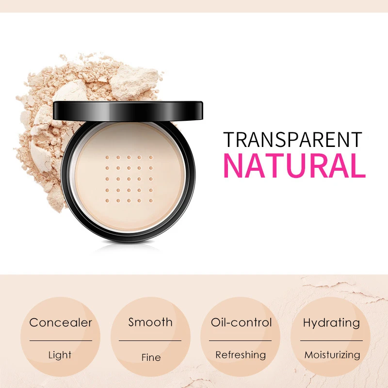 BIOAQUA отбеливающая матовая рассыпчатая пудра для контроля жирности шелковистая