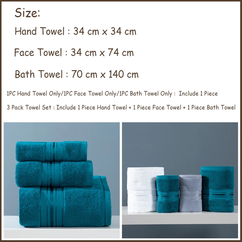 3 pieces soft towel set bath towel face towel hand towel bathroom towel sets brown grey 100 cotton high grade sports towels free global shipping