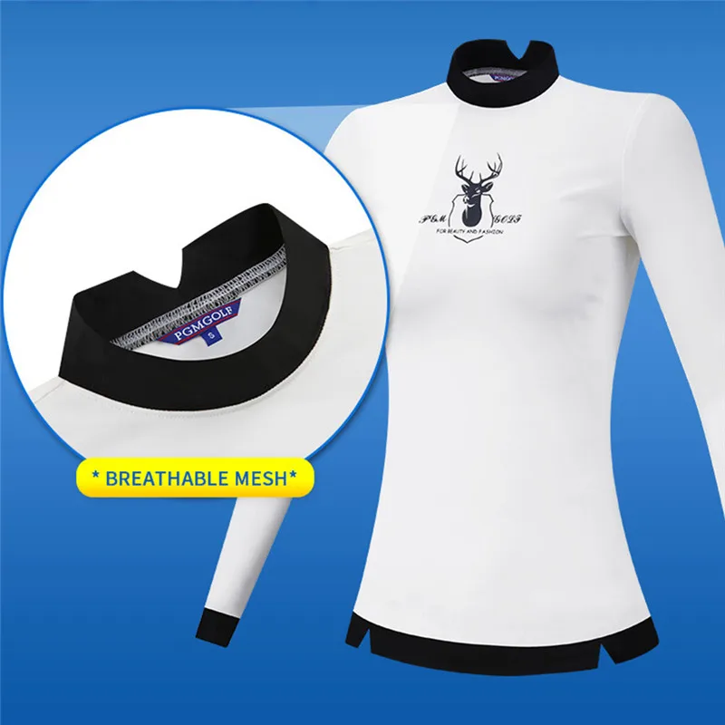 PGM одежда для гольфа осенняя футболка женская рубашка 2019 женские топы с длинным