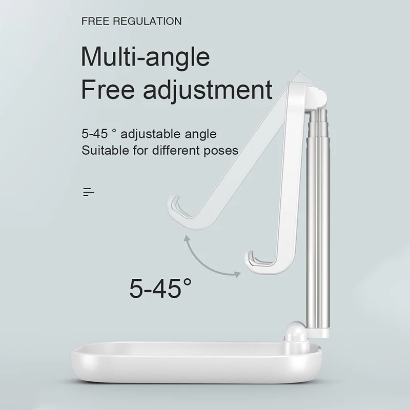 

Wireless Charger Compatible For Mobile Phone Tablet Universal Adjustable Desktop Stand Holder Foldable Suitable For iPad