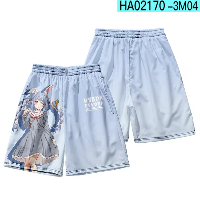 

Japanese Kimono Haori Yukata Girls Cardigan Women/men's Fashion Cool Short Sleeve Casual Summer Vtuber Usada Pekora Printing