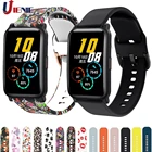 Ремешок силиконовый спортивный для Huawei Honor Watch ES, сменный Браслет для наручных смарт-часов Haylou Ls02  gts 2