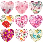 Стеклянный кабошон TAFREE с изображением цветов ручной работы, 25 мм