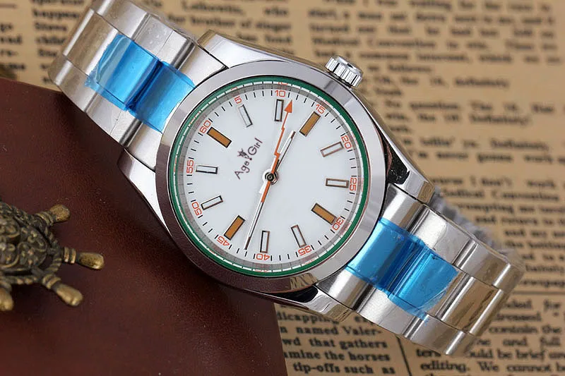 

New Classic Men's Automatic Mechanical Self-wind Just Watches Stainless Steel Gold Black White Date Gent's Watch 36mm