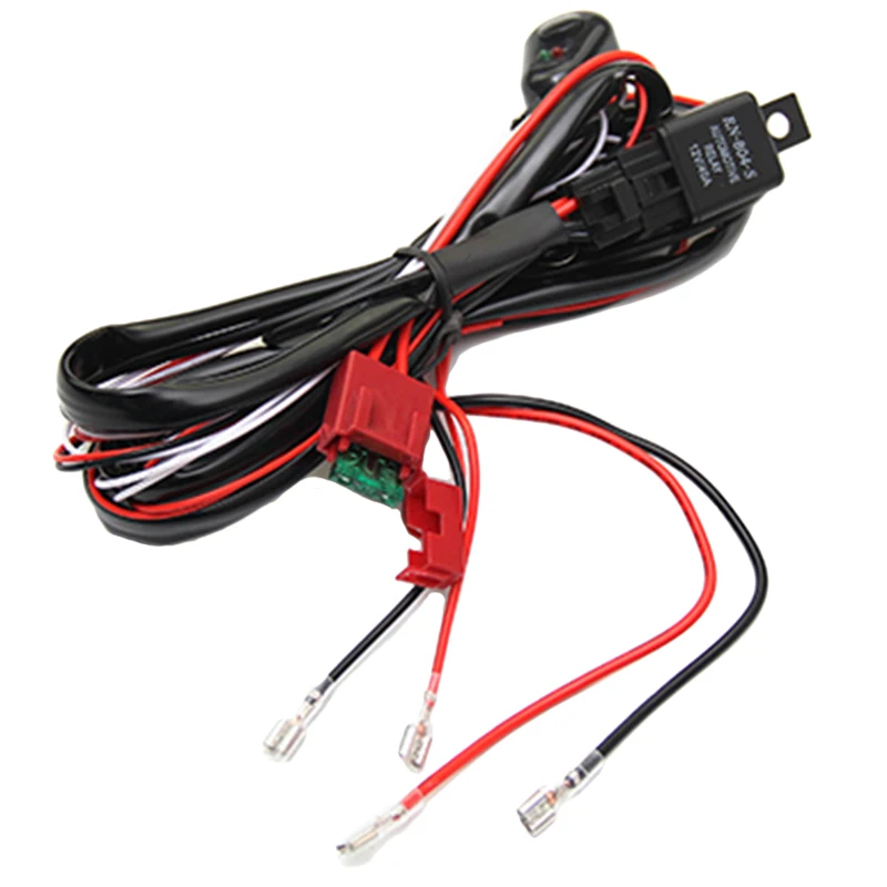 2 м авто кабель жгут проводов с 40A 12V Вкл/OFF переключатель реле плавкий