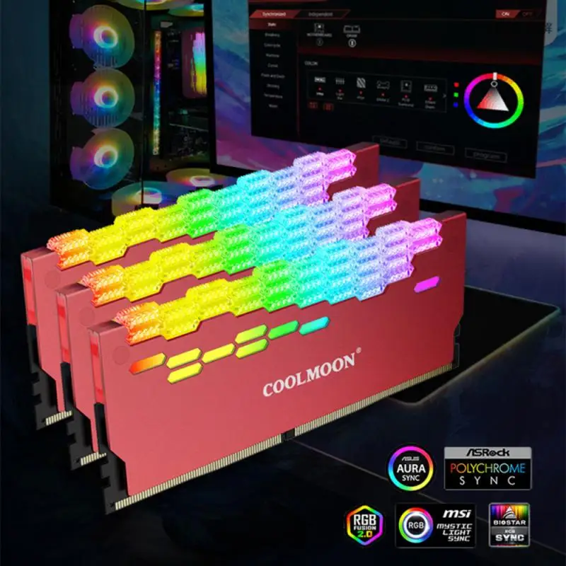 Многофункциональный разноцветный охлаждающий теплорасширитель для настольного