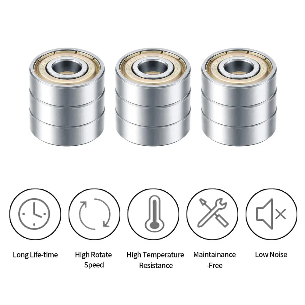 

20x 608zz-Abec-7 Skateboard Bearings Skate Wheel Bearing Frictionless Double Shiel Anti-Rust Skateboard Wheel Miniature Tool